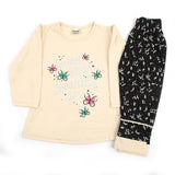 Girl Full Sleeves Tight Suit - Fawn, Girls Suits, Chase Value, Chase Value