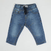 Eminent Newborn Boys Denim Pant - Mid Blue, Newborn Boys Shorts & Pants, Eminent, Chase Value