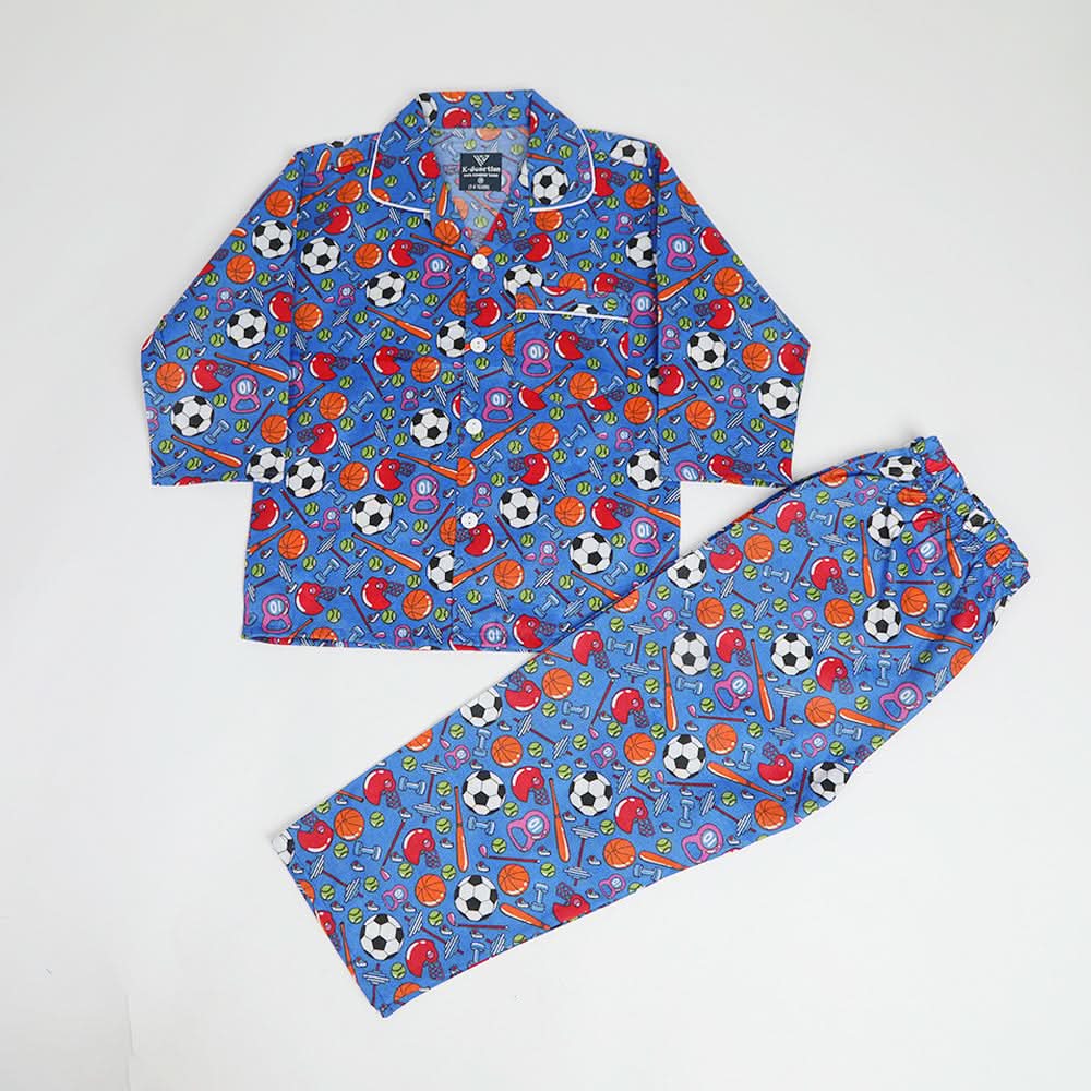 Boys Night Suit - Light Blue, Boys Sets & Suits, Chase Value, Chase Value
