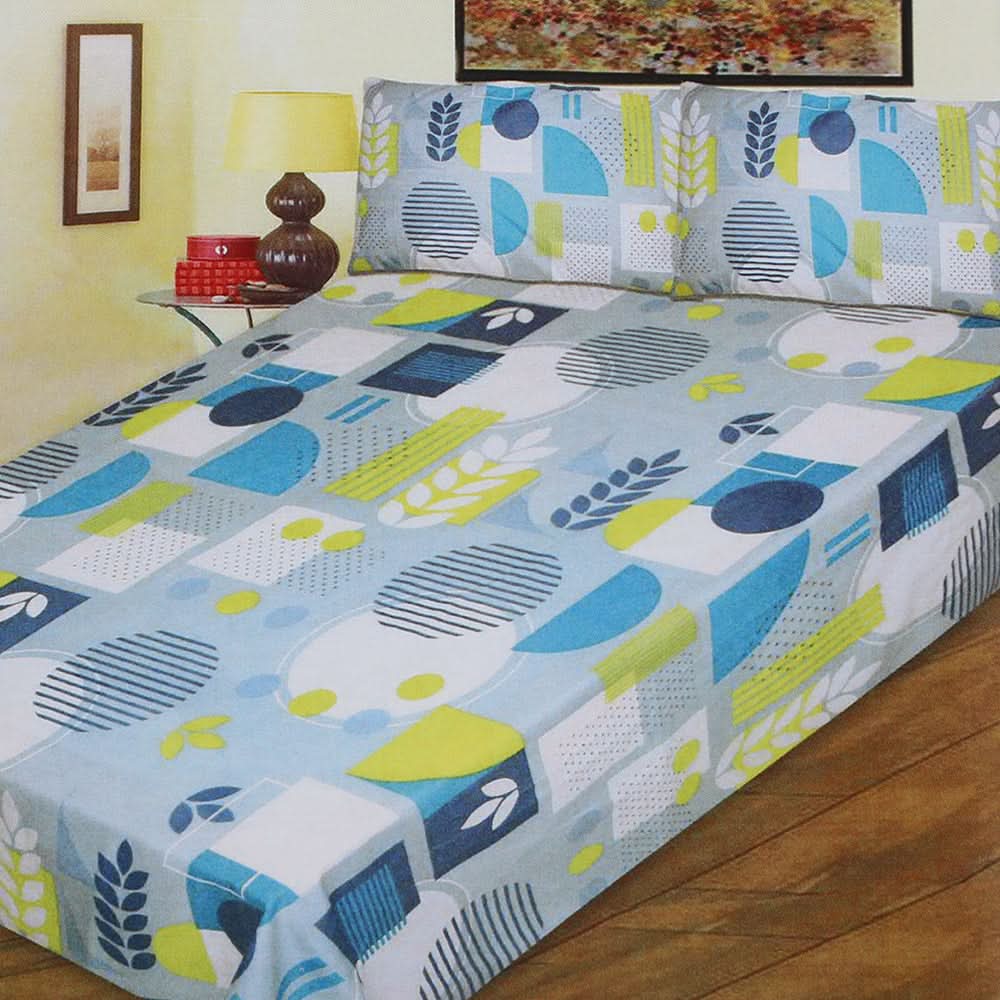 Printed Double Bed Sheet - Multi Color, Double Size Bed Sheet, Chase Value, Chase Value