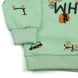 Newborn Boys Full Sleeves T-Shirt - Cyan, Newborn Boys Shirts & T-Shirts, Chase Value, Chase Value
