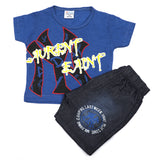 Newborn Boys Half Sleeves Suit - Blue, Newborn Boys Sets & Suits, Chase Value, Chase Value