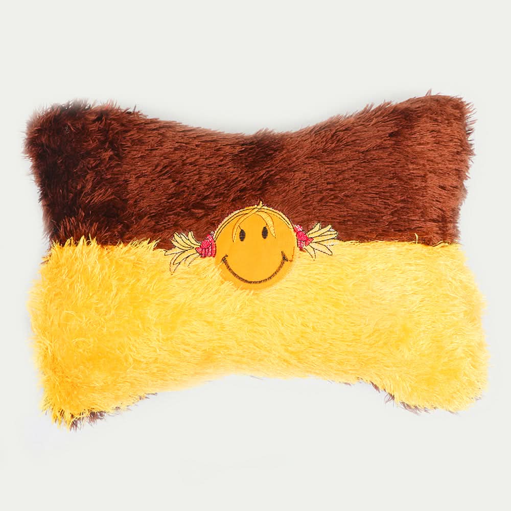 Smiley Pillow - Dark Brown, Cushions & Pillows, Chase Value, Chase Value
