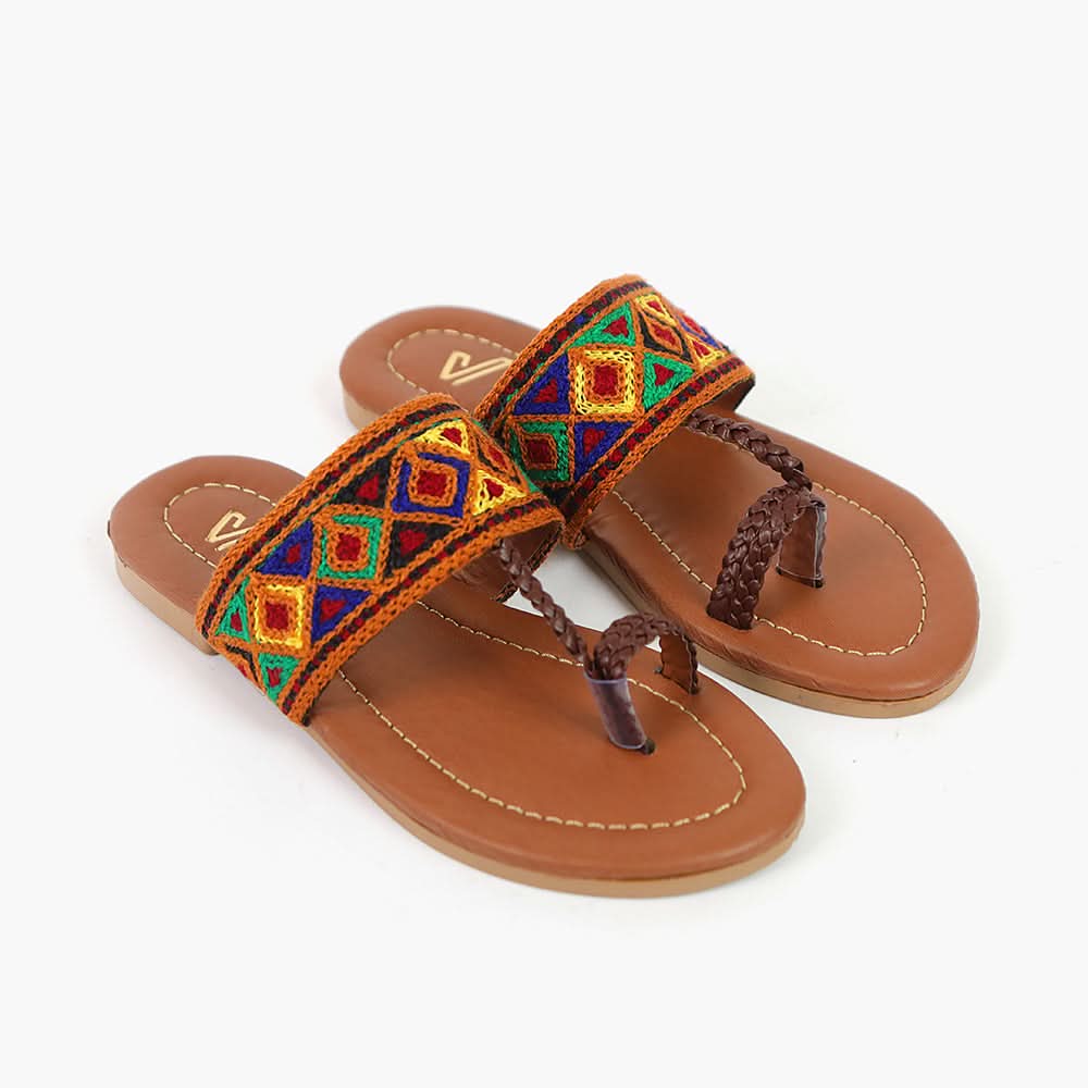 Girls Slipper - Brown, Girls Slippers, Chase Value, Chase Value