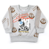 Newborn Boys Full Sleeves T-shirt - Grey, Newborn Boys Shirts & T-Shirts, Chase Value, Chase Value