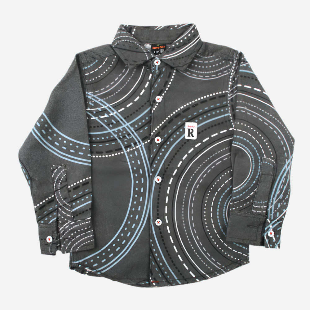 Boys Full Sleeves Shirt - Grey, Boys Shirts, Chase Value, Chase Value