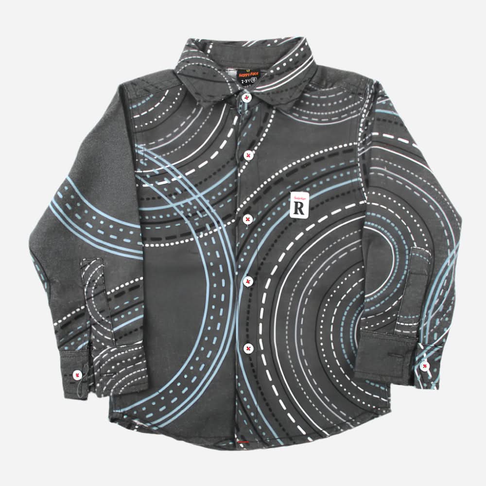 Boys Full Sleeves Shirt - Grey, Boys Shirts, Chase Value, Chase Value