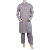 Men's Slim Fit Embroidered Shalwar Suit - Light Purple, Men's Shalwar Kameez, Eminent, Chase Value