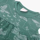 Girls Independence Day Frock - Green, Girls Frocks, Chase Value, Chase Value