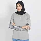 Eminent Women's Full Sleeves T-Shirt - Frost Grey, Women T-Shirts & Tops, Eminent, Chase Value