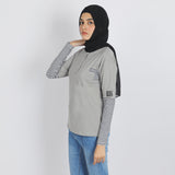 Eminent Women's Full Sleeves T-Shirt - Frost Grey, Women T-Shirts & Tops, Eminent, Chase Value