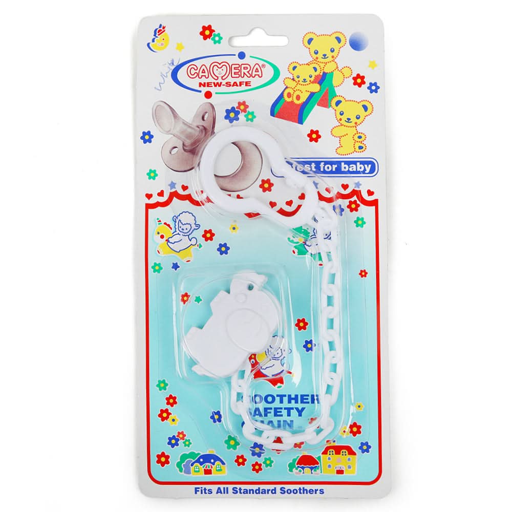 Camera Soother Safety Chain - White, Feeding Supplies, Chase Value, Chase Value