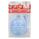 Camera Baby Bowl With Spoon & Fork - Blue, Feeding Supplies, Chase Value, Chase Value