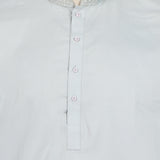 Men's Slim Fit Embroidered Shalwar Suit - Grey, Men's Shalwar Kameez, Eminent, Chase Value