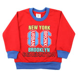 Boys Full Sleeves SweatShirt - Red, Boys Hoodies & Sweat Shirts, Chase Value, Chase Value