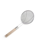 Fry Strainer Stainless Steel with Wooden Handle, Strainer, Chase Value, Chase Value