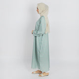 Women's Maxi Style Abaya - Sea Green, Women Abayas, Chase Value, Chase Value