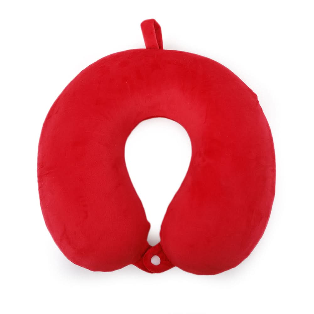 Travel Neck Pillow - Red, Cushions & Pillows, Chase Value, Chase Value