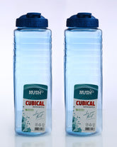 NUSH Cubical Water Bottle (Pack of 2)