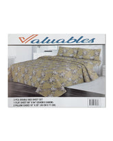 Valuable 3Pcs Double Bedsheet Soft Feel, Double Size Bed Sheet, Chase Value, Chase Value