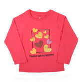 Eminent Girls Full Sleeves T-Shirt - Honey suckle, Girls T-Shirts, Eminent, Chase Value