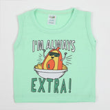 Newborn Boys Sando - Light Green, Newborn Boys Shirts & T-Shirts, Chase Value, Chase Value