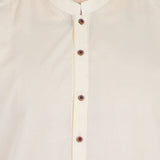 Men's Slim Fit Plain Kurta - Skin, Men's Kurtas, Chase Value, Chase Value
