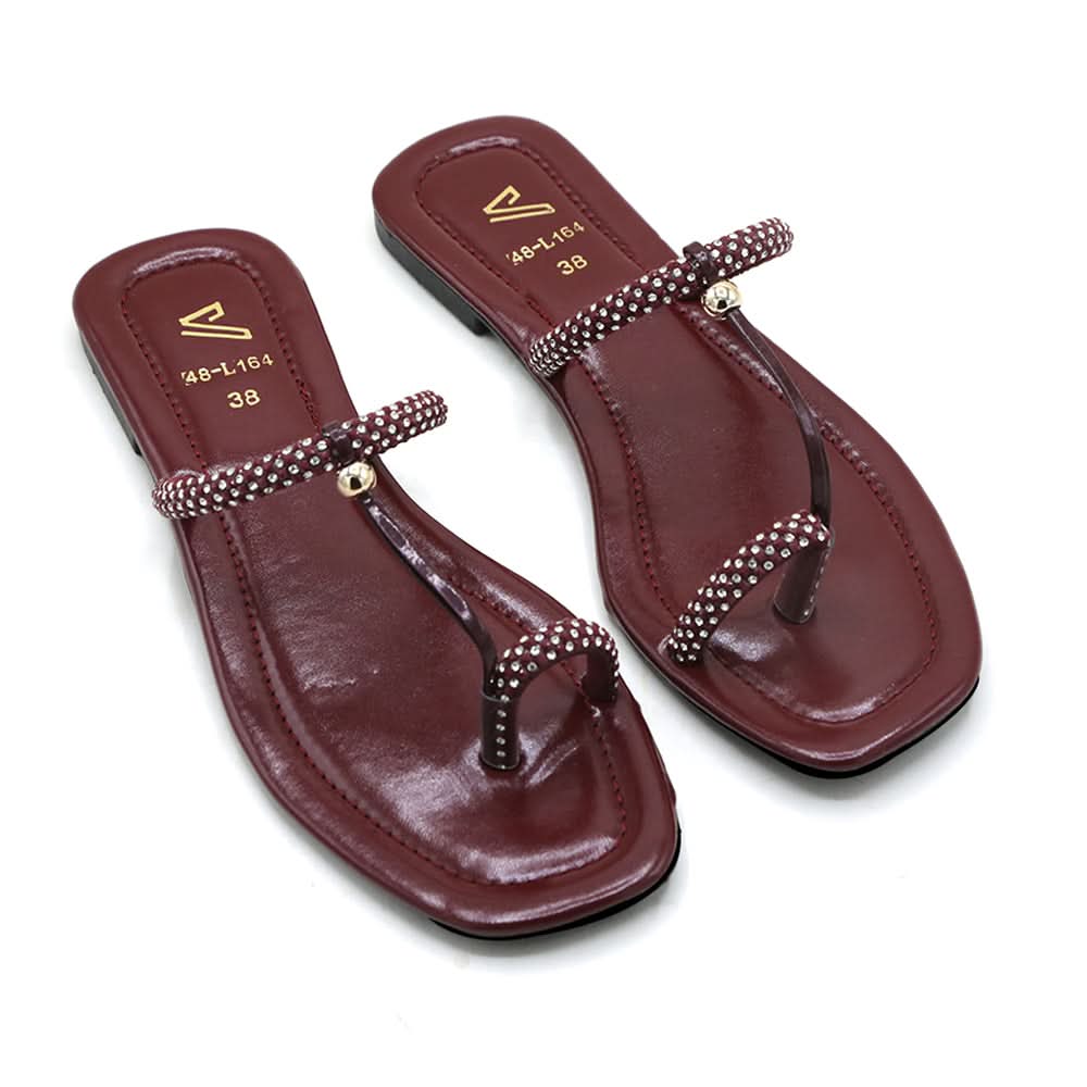Women's Slipper - Maroon, Women Slippers, Chase Value, Chase Value