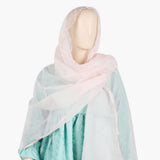 Women's Net Dupatta with Lace - Peach, Women Dupatta, Chase Value, Chase Value