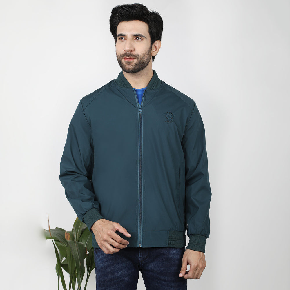 Men's Full Sleeves Jacket - Steel Green, Men's Jackets & Hoodies, Chase Value, Chase Value