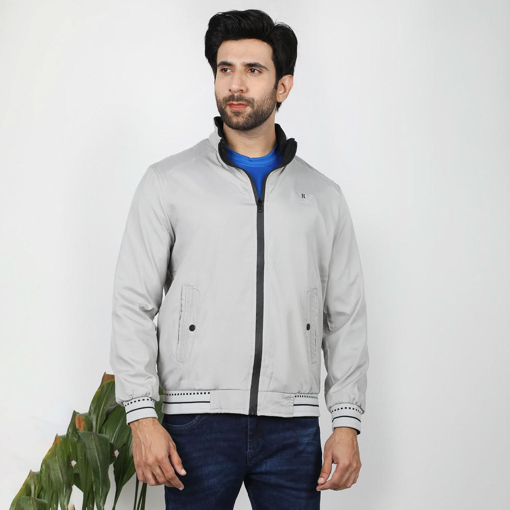 Men's Full Sleeves Jacket - Ash Grey, Men's Jackets & Hoodies, Chase Value, Chase Value