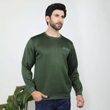 Men's Full Sleeves Sweat Shirt - Green, Men's Sweater & Sweat Shirts, Chase Value, Chase Value