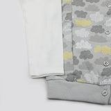 Girls Full Sleeves 3pcs Suit - Yellow, Girls Suits, Chase Value, Chase Value