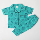 Newborn Girls Night Suit - Sea Green, Newborn Girls Sets & Suits, Chase Value, Chase Value