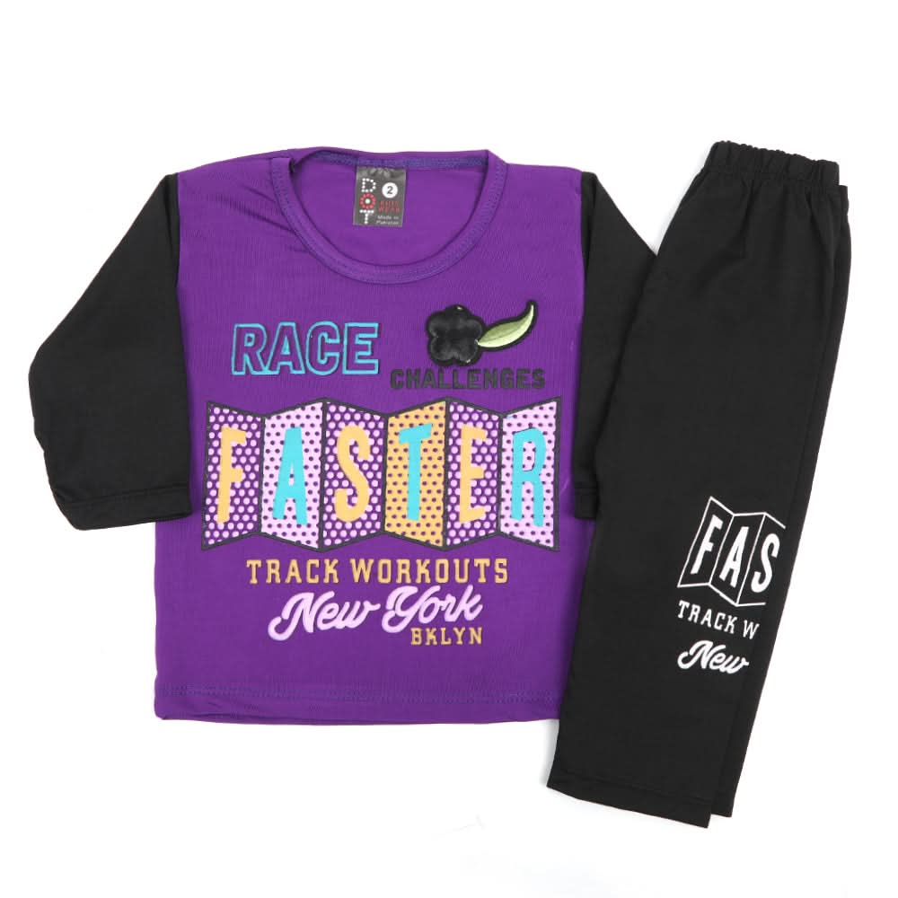 Newborn Boys Full Sleeves Suit - Purple, Newborn Boys Sets & Suits, Chase Value, Chase Value