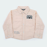 Eminent Newborn Boys Casual Shirt - Beige, Newborn Boys Shirts & T-Shirts, Eminent, Chase Value