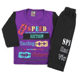 Newborn Boys Full Sleeves Suit - Purple, Newborn Boys Sets & Suits, Chase Value, Chase Value