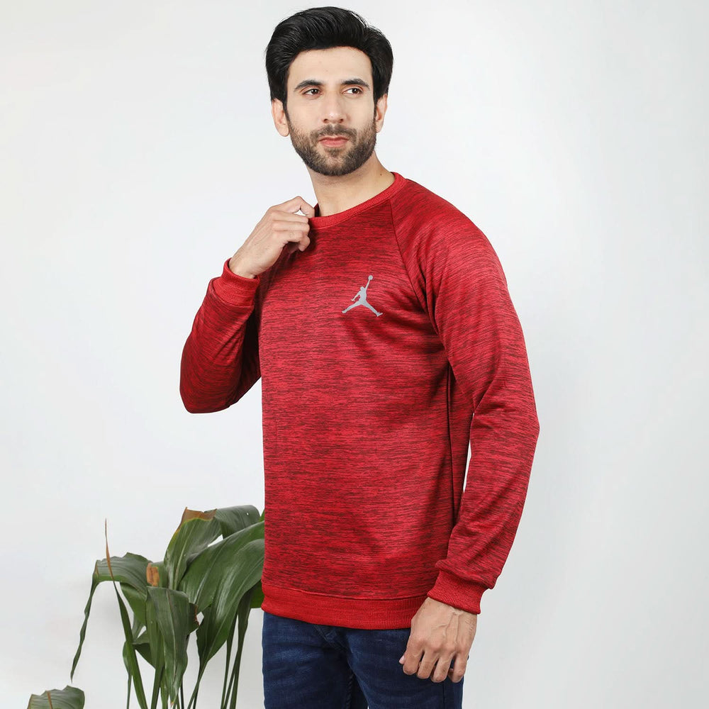 Men's Full Sleeve Sweat Shirt - Maroon, Men's Sweater & Sweat Shirts, Chase Value, Chase Value