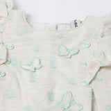 Newborn Girls Half Sleeves Suit - Cyan, Newborn Girls Sets & Suits, Chase Value, Chase Value