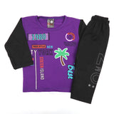 Newborn Boys Full Sleeves Suit - Purple, Newborn Boys Sets & Suits, Chase Value, Chase Value
