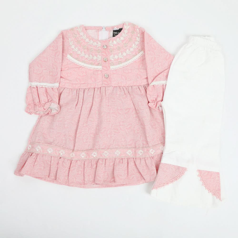 Girls Shalwar Suit - Pink, Girls Shalwar Kameez, Chase Value, Chase Value
