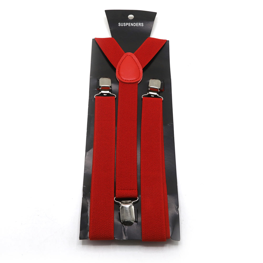 Suspenders For Men's - Red, Men's Belt, Chase Value, Chase Value