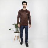 Men's Full Sleeve Sweat Shirt - Coffee, Men's Sweater & Sweat Shirts, Chase Value, Chase Value