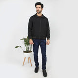 Men's Full Sleeves Jacket - Black, Men's Jackets & Hoodies, Chase Value, Chase Value
