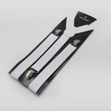 Suspenders For Men's - White, Men's Belt, Chase Value, Chase Value