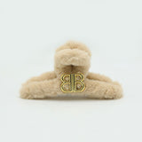 Large Furr Hair Catcher - Brown, Women Hair & Head Jewellery, Chase Value, Chase Value