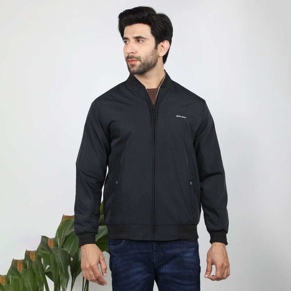 Men's Full Sleeves Jacket - Black, Men's Jackets & Hoodies, Chase Value, Chase Value