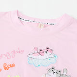 Girls Half Sleeves T-Shirt - Pink, Girls T-Shirts, Chase Value, Chase Value