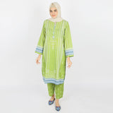 Eminent Women's Printed Khaddar 2pcs Suit - Green, Women Shalwar Suits, Eminent, Chase Value