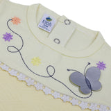Newborn Girls Full Sleeves Suit - Yellow, Newborn Girls Sets & Suits, Chase Value, Chase Value